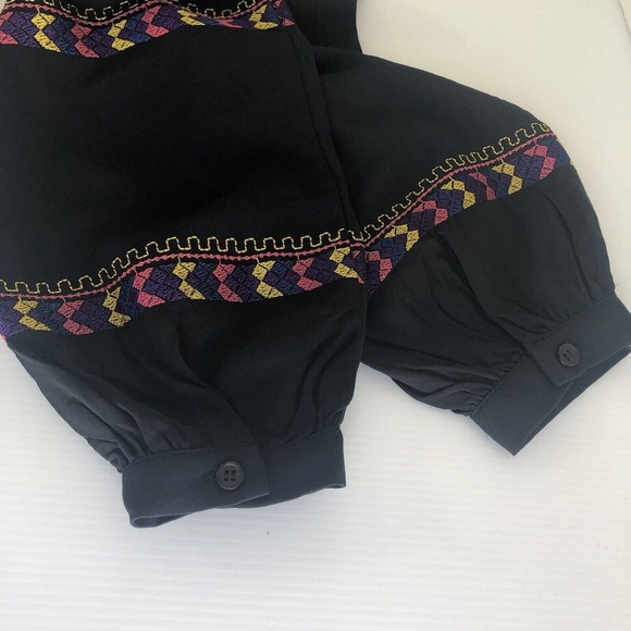 Wrangler Women’s Embroidered Dress Sz S Western Rodeo Cowgirl Long Sleeve - Picture 12 of 12